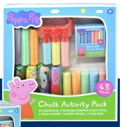 Photo 1 of Peppa Pig Chalk Activity Pack 