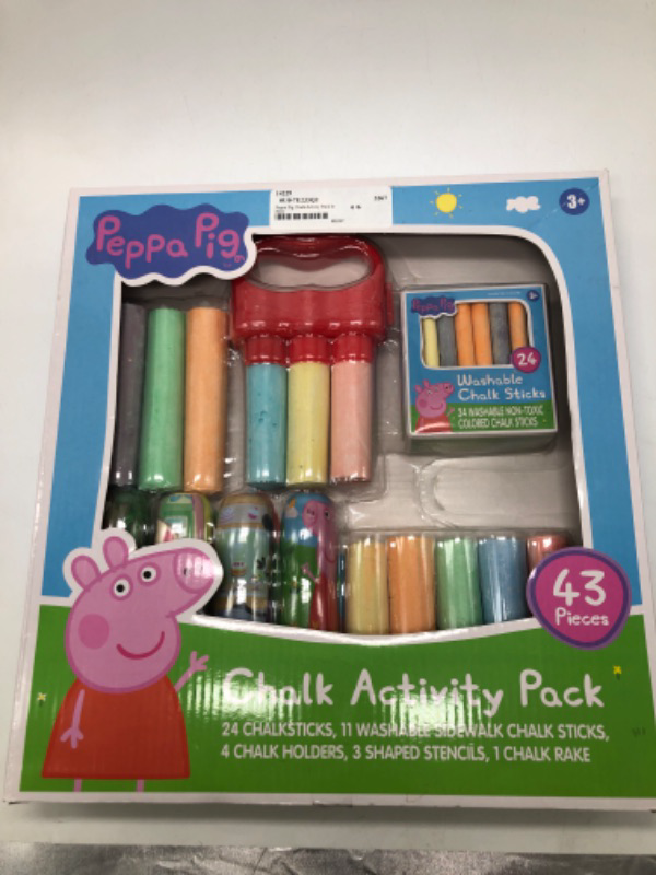 Photo 2 of Peppa Pig Chalk Activity Pack 