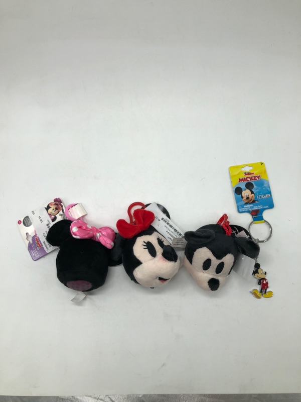 Photo 1 of Mickey mouse and Minnie mouse keychain bundle 