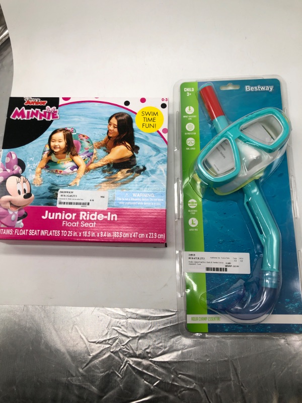 Photo 1 of Minnie mouse junior float seat and snorkel set  
