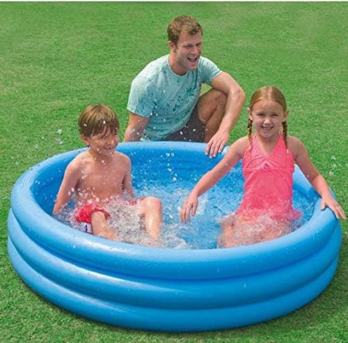 Photo 2 of INTEX Crystal Blue Kids Outdoor Inflatable 58" Swimming Pool | 58426EP