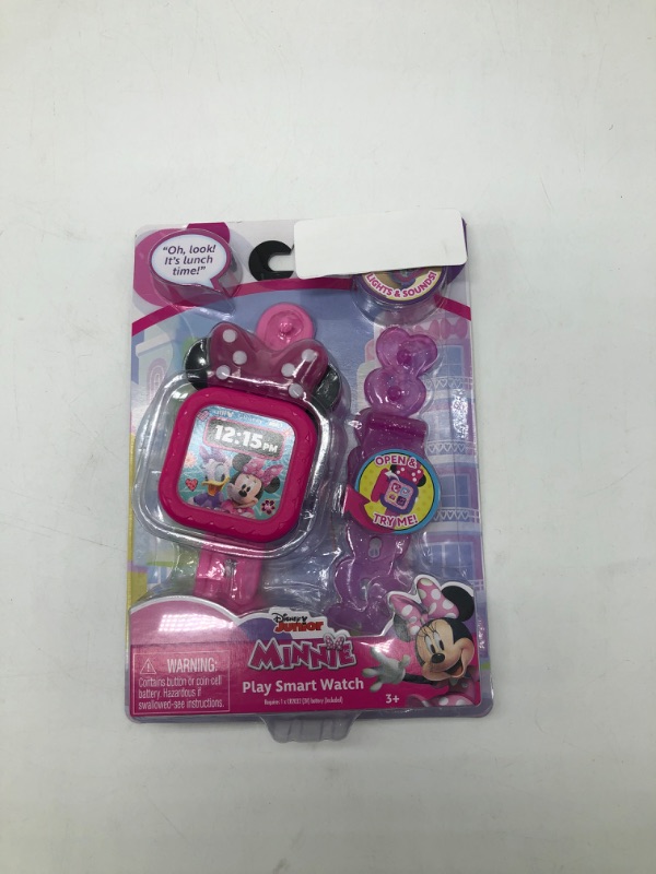 Photo 2 of Just Play Minnie Mouse Play Smart Watch, Pink