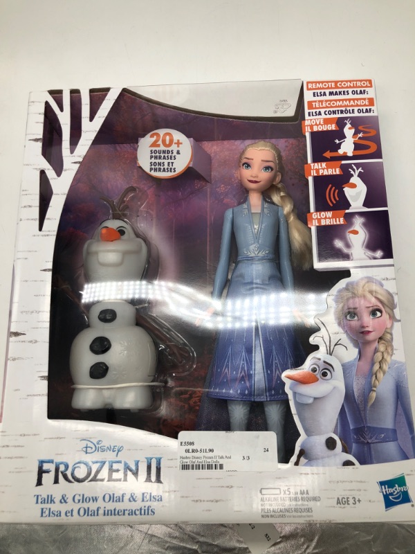 Photo 1 of Disney Frozen Ii Talk & Glow Remote Control Olaf & Elsa Dolls
