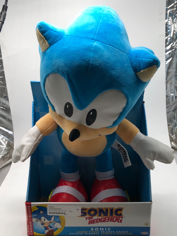 Photo 2 of Sonic The Hedgehog Jumbo Plush Sonic