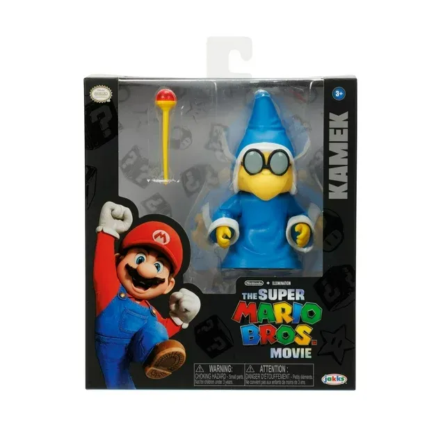 Photo 2 of Super Mario Bros Movie 5 Inch Kamek Action Figure with Wand Accessory
