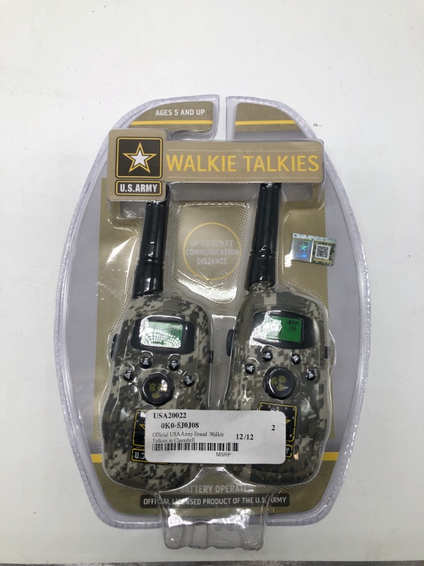 Photo 1 of USA Army Walkie Talkies in Clamshell phone toy
