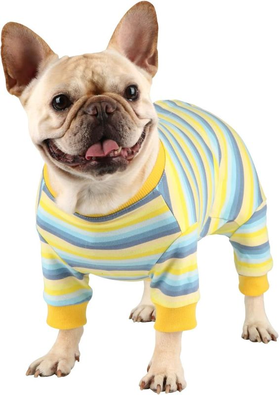 Photo 1 of Parderry Dog Onesie for After Surgery Recovery Suit Pet Surgical Suit for Female Male Cone E-Collar Alternatives After Spay Abdominal Wounds Protector Dog Anti-Licking Onesie for Small Medium Dogs 
