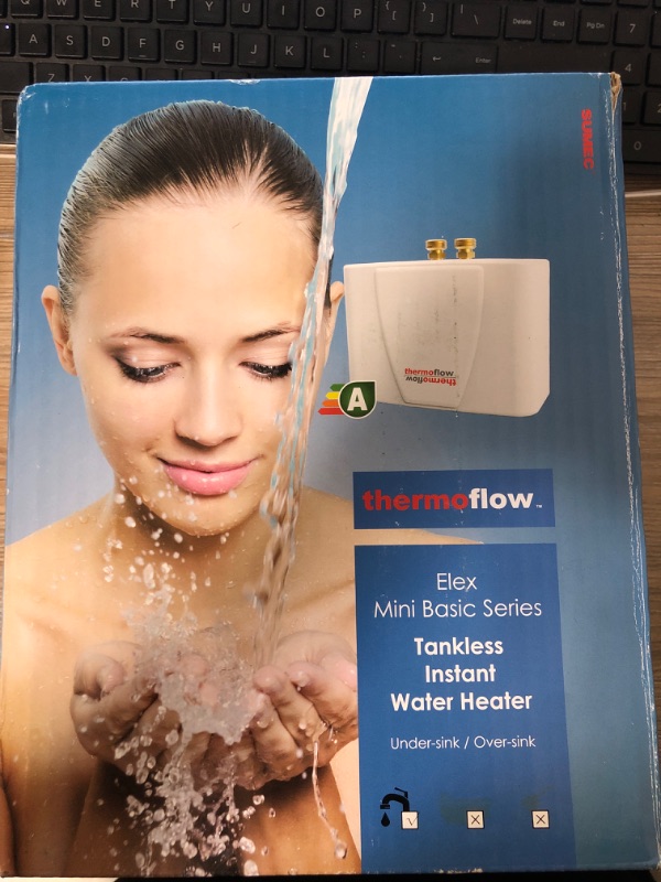 Photo 1 of Thermoflow 110V~120V Mini Tankless Water Heater Electric Point of Use On Demand Instant Hot Water Heater Under Sinks Wall Mounted, CSA Certified 3.5kW Hard Wired
