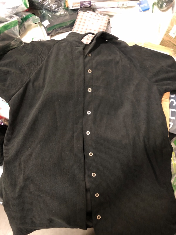 Photo 2 of Medium Black Button Up Shirt New