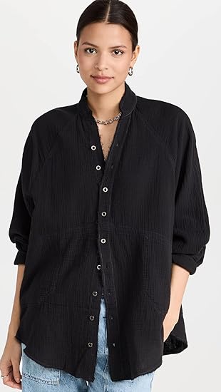 Photo 1 of Medium Black Button Up Shirt New
