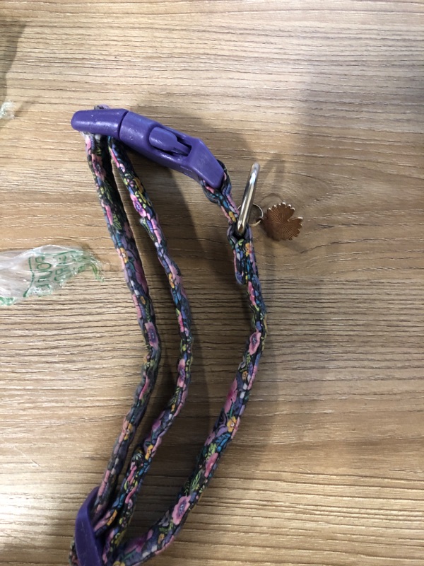 Photo 2 of Faygarsle Cotton Dog Collar Cute Dog Collars for Small Medium Large Dogs Purple Floral Colored Options Soft and Fancy Pet Collars for Girls Flower Pattern for Girl Dog Collar S
