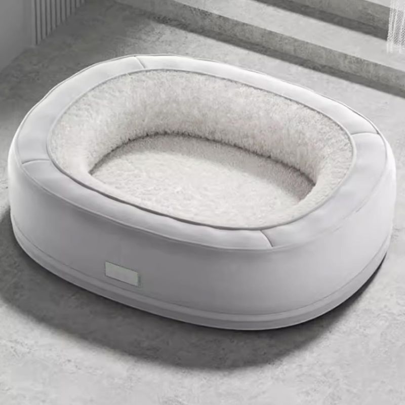 Photo 1 of Pet Bed, Pet Beds for Dogs, Dog Beds Medium Washable, Grey Dog Bed, Puppy Beds, Pet Beds, Large Dog Bed, Dog Bed Small (Color : Light Gray, Size : M)

