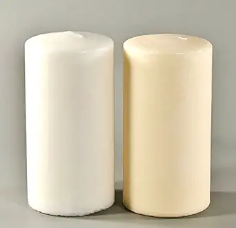 Photo 1 of 4 Inch X 4 Inch Pillar Candle in White
