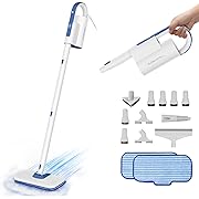 Photo 1 of Steam Mops for Floor Cleaning 266? High Temperature-Handheld Steam Cleaner with Storage Bag for Furniture Couch, Hardwood Laminate Tile Floor Steamer with 2 Reusable Pads, NV602
