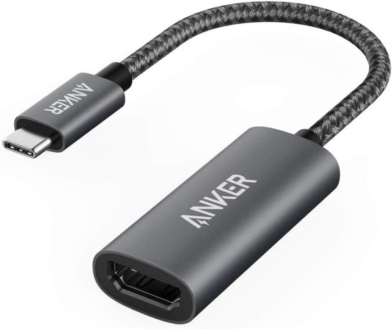 Photo 1 of Anker USB C to HDMI Adapter (@60Hz), 310 USB-C (4K HDMI), Aluminum, Portable, for MacBook Pro, Air, iPad pROPixelbook, XPS, Galaxy, and More
