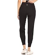 Photo 1 of (Size L 12 US) Leggings Depot Women's ActiveFlex Jogger Yoga Pants with Pockets Athletic Sweatpants
