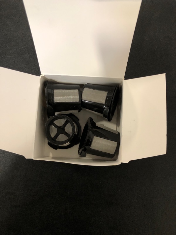 Photo 2 of 4 Reusable K Cups for Keurig K Supreme, K Supreme Plus and K Slim with Multistream Technology - 4 Black Refillable Kcups Coffee Filters for Keurig Coffee Makers
