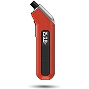 Photo 1 of Digital Tire Pressure Gauge 3-200 PSI, Industrial Tire Gauge Calibrated to ANSI B40.7 Grade 2A(±0.5%), Replaceable AAA Batteries with Presta Valve Adaptor (Vivid Orange)
