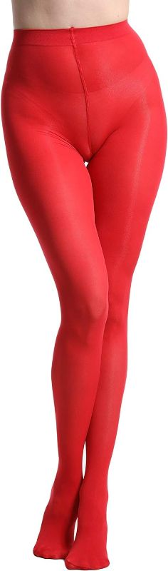 Photo 1 of Size XS/S 80 Denier Microfibre Tights for Women Soft Semi Opaque Solid Color High Waist Footed Pantyhose
