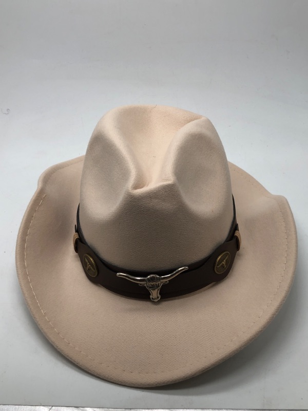 Photo 2 of Gossifan Classic Womens Western Cowboy Cowgirl Hats with Wide Belt
