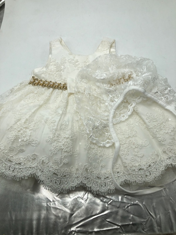 Photo 2 of 6 months - American Princess Little Girls White Lace Special Occasion Dress