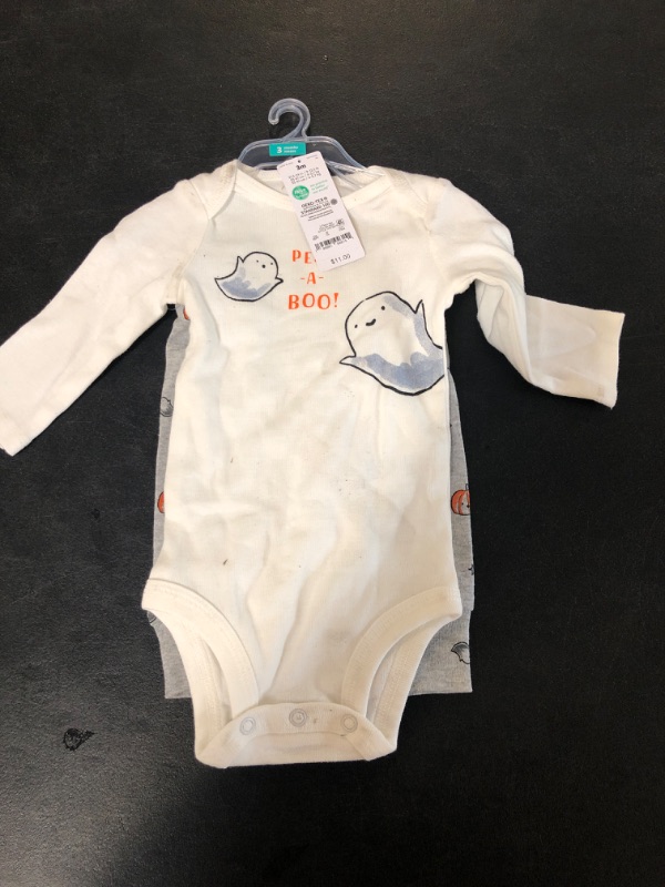 Photo 1 of Carters Infant Boys White Ghost Halloween Bodysuit & Print Pants Set Size 3M