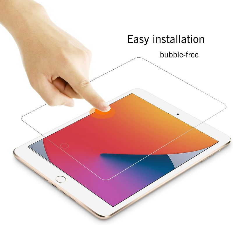 Photo 1 of Ailun Screen Protector for iPad 9th 8th 7th Generation (10.2 Inch, iPad 9/8/7, 2021&2020&2019) Tempered Glass/Apple Pencil Compatible