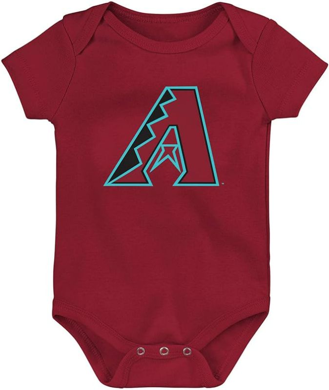 Photo 1 of Genuine Stuff MLB Newborn & Infants 0-24 Months Primary Logo Onesie Bodysuit Romper Size 6/9 Months
