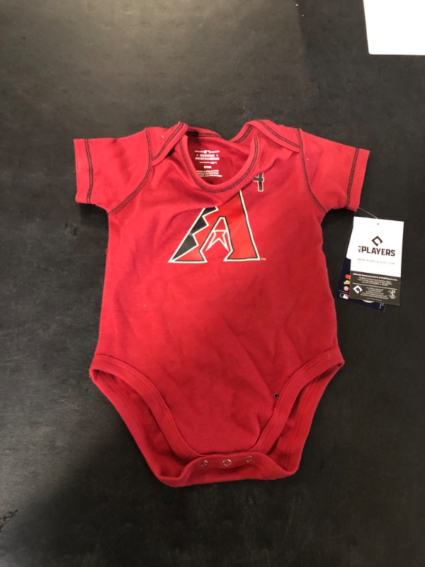Photo 2 of Genuine Stuff MLB Newborn & Infants 0-24 Months Primary Logo Onesie Bodysuit Romper Size 6/9 Months
