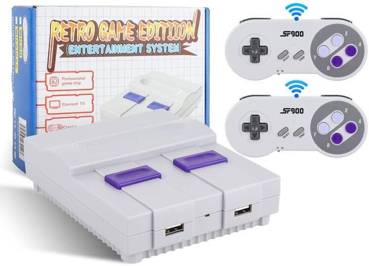 Photo 1 of Wireless Classic Retro Game Console, HDMI 4K TV Input Mini Classic Game Console, Plug and Play Video Game with Dual Wireless Controllers