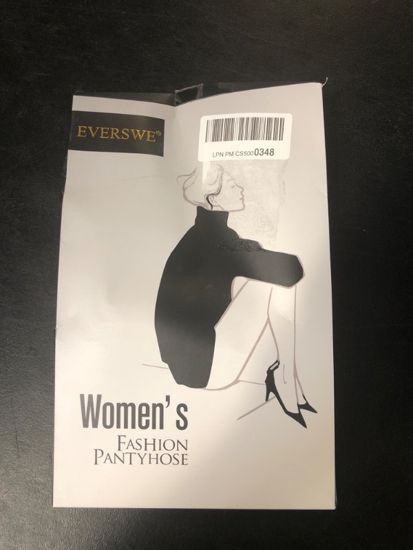 Photo 2 of (Size M)EVERSWE 3 Pairs 20D Women's Sheer Tights with Reinforced Toes