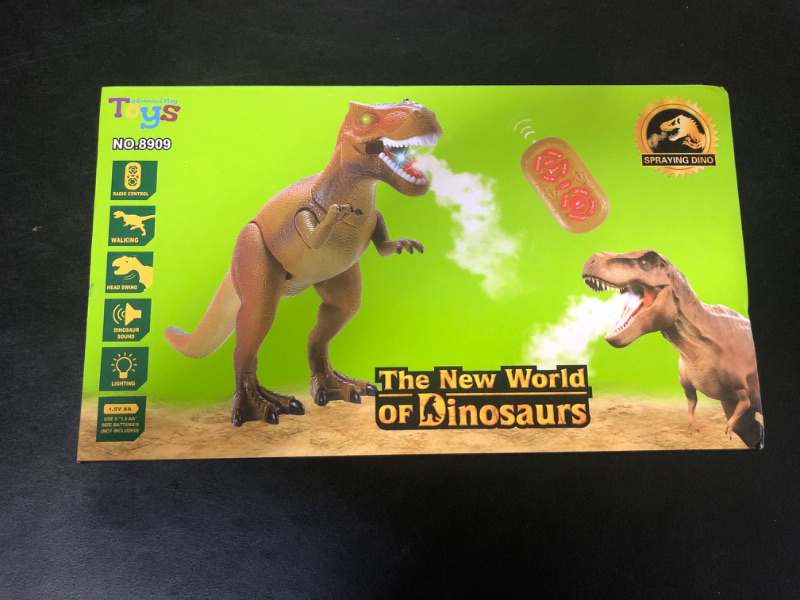 Photo 2 of Advanced Play Dinosaur Trex Toy Realistic Walking Tyrannosaurus Rex Multifunction RC Trex Toy Figure with Roaring Spraying Function Good Dinosaur Toys for Boys Girls Ages 3 Plus