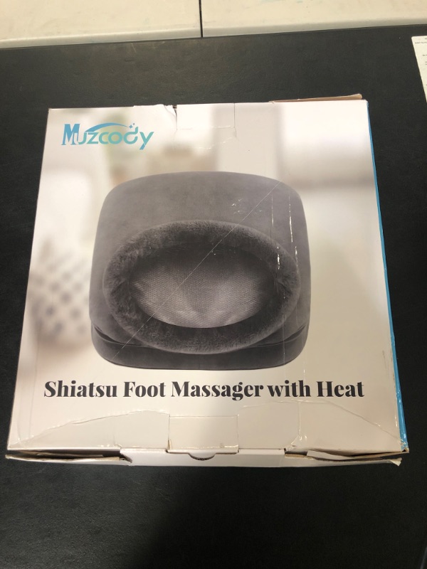 Photo 2 of Muzcody Upgrade 2-in-1 Foot and Back Massager with Heat, Foot Massager Machine with Adjustable Kneading and Heating Levels, 15/30/45 Mins Auto Shut-off Foot Warmer, Heating Pad for Multiple Areas Use.