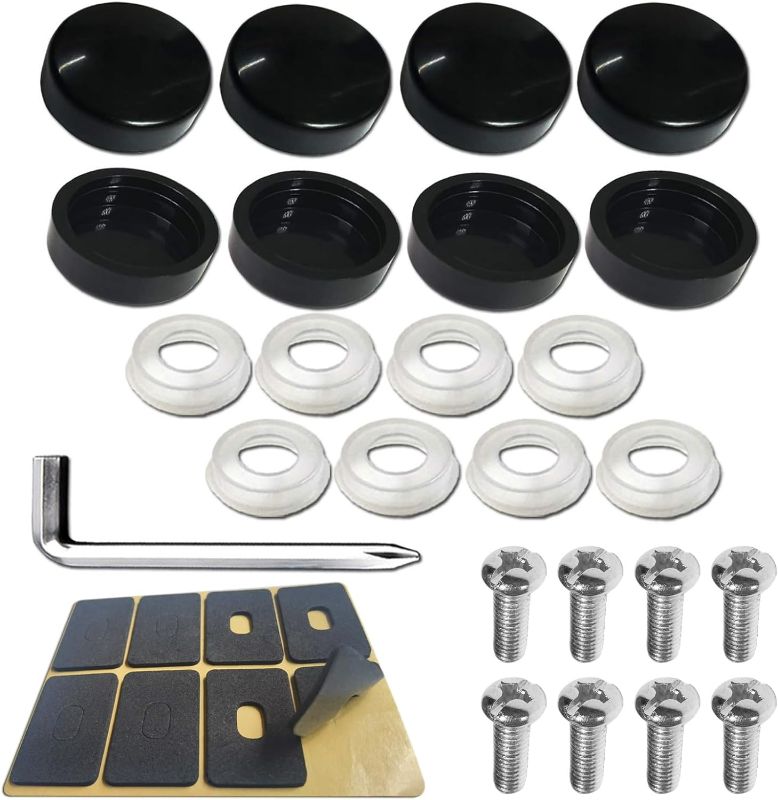 Photo 1 of 2 piece lot - NeilMed Naspira Drops - Easy twist-off 12ct Ampoules, (Packaging May Vary) / Black License Plate Screw Caps - High Gloss Finish Screw Covers and 8 PCS M6X20mm Stainless Steel License Plate Screws,Rust Resistant License Plate Frames Screw, Ma