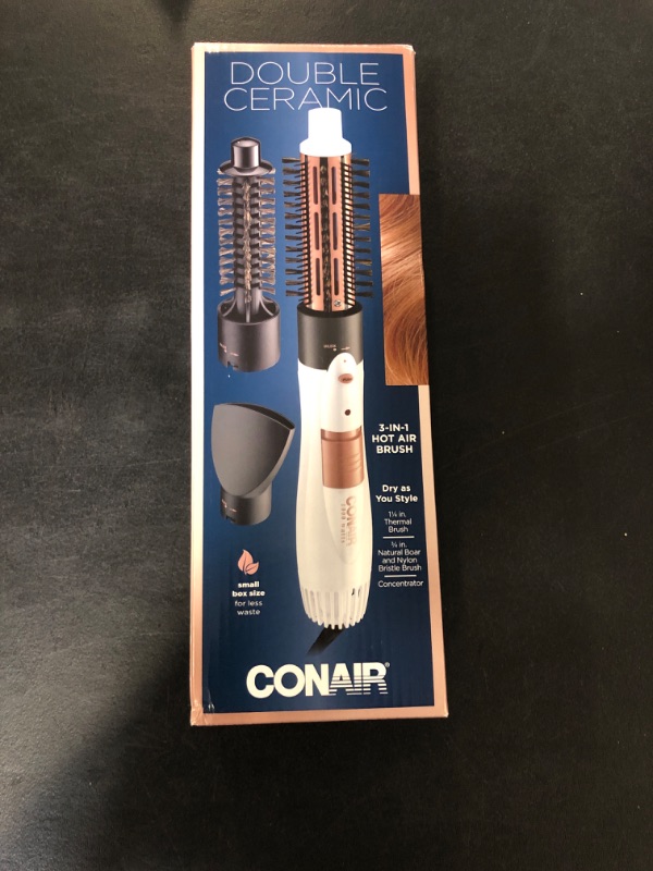 Photo 2 of Conair Double Ceramic 3-in-1 Hot Air Brush, Dry as You Style