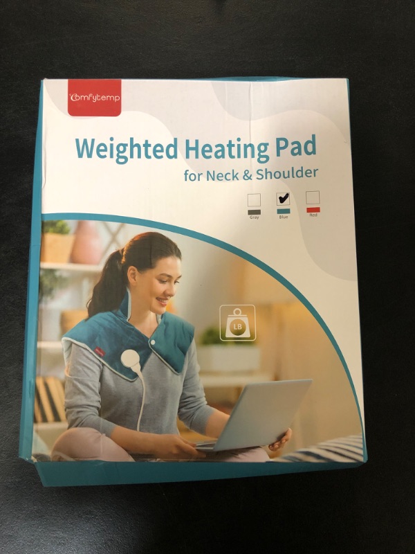 Photo 2 of Heating Pad for Neck and Shoulders and Back, Comfytemp Mothers Day Gifts, FSA HSA Eligible Weighted Electric Heat Pad for Pain Relief, 2.6lb Large Heated Wrap, Birthday Gifts for Women Men Mom Dad