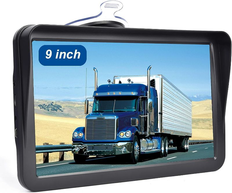Photo 1 of GPS Navigation for Car Truck RV, 9 Inch Semi Trucker GPS Navigation System with Touch Screen Voice, Truck GPS Drivers Commercial for Speeding Camera Warning, 2024 Maps Free Lifetime Maps Update
