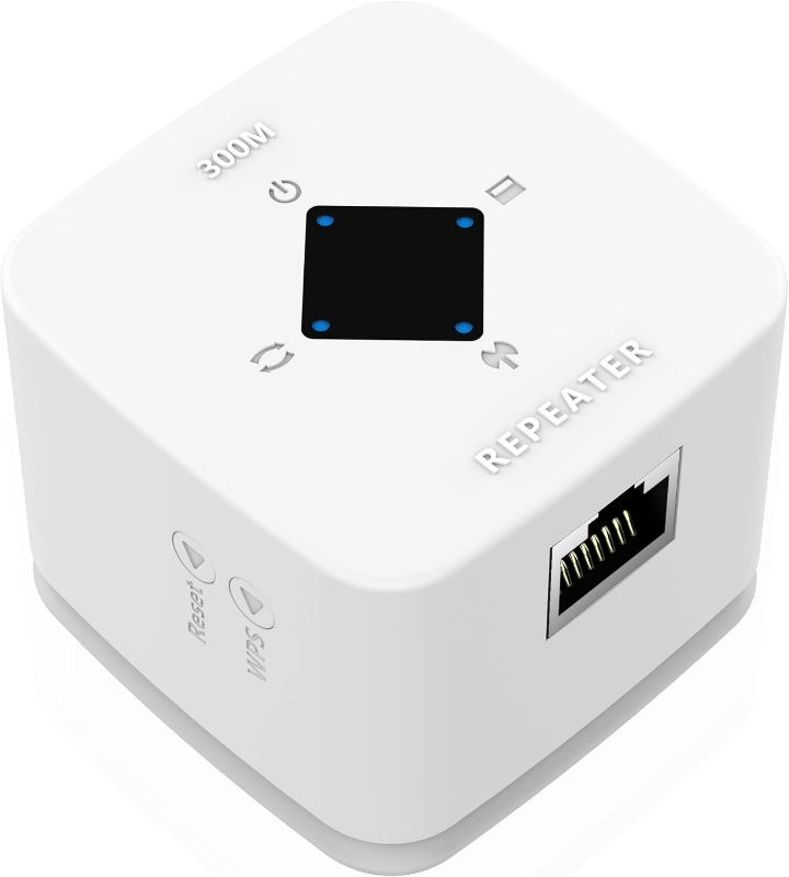 Photo 1 of WiFi Range Extender, Coverage up to 4500sq.ft and 30 Devices, Wireless Internet Repeater and Signal Amplifier, 1-Tap Setup Top06