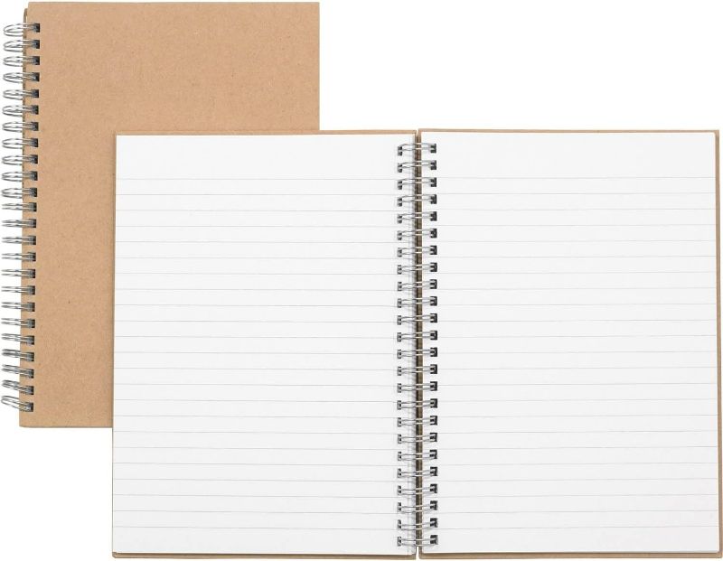 Photo 1 of 20205 Hardcover Notebk, Twin Wire, 80 Shts, 8-1/4-Inch x5-7/8-Inch , BN/KFT