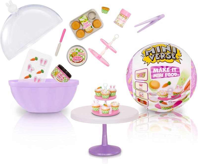 Photo 1 of MGA's Miniverse Make It Mini Food Spring Series Mini Collectibles, Spring, Easter, Blind Mystery Packaging, DIY, Crafts, Resin Play, Kitchen Replica Food, NOT Edible, Collectors, 8+
