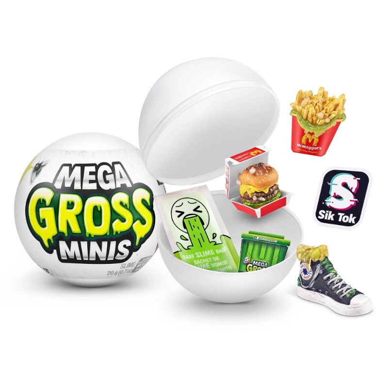 Photo 1 of 5 Surprise Mega Gross Minis Novelty & Gag Toy by ZURU bundle of 2
