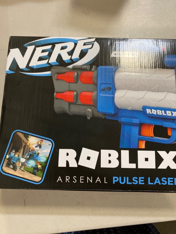 Photo 2 of Roblox Nerf Arsenal Pulse Laser Motorized Dart Blaster
