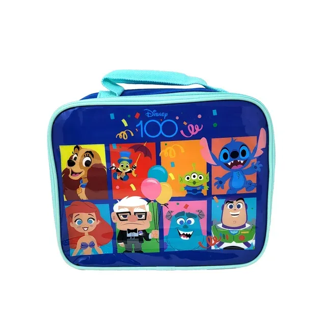 Photo 1 of Disney 100 Lunch Bag Reusable Insulated Stitch Ariel Sully Boys Girls Kids
