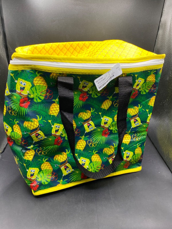Photo 1 of SpongeBob Insulated Zippered Tote Bag Size