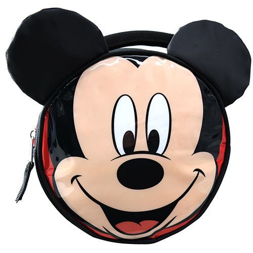 Photo 1 of Lunch Bag - Disney - Mickey Mouse - Shiny PVC Round Ears & Bow 