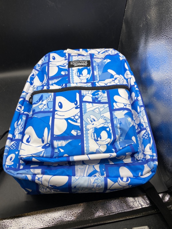 Photo 2 of Sonic the Hedgehog 16" Backpack with All Over Print
