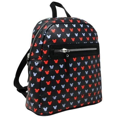 Photo 1 of Mickey All Over Print 10 Mini Deluxe Backpack with 1 Front Pocket
