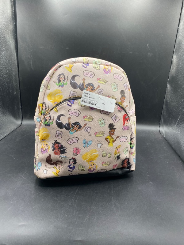 Photo 2 of Disney Princess All Over Print 10" Mini Deluxe Backpack with 1 Front Pocket
