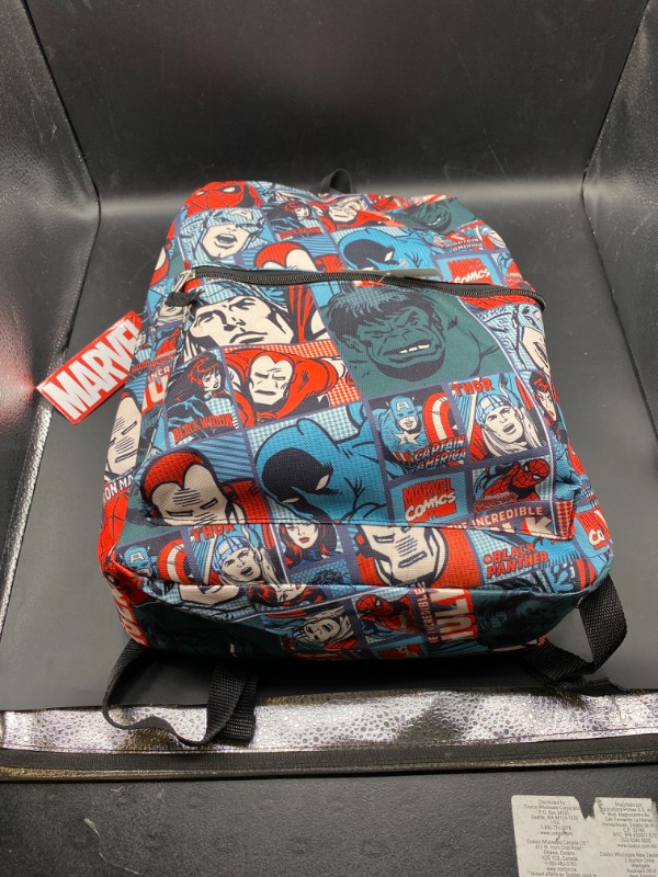 Photo 2 of Marvel Avengers Retro Comic Strips All Over Print 16 Backpack
