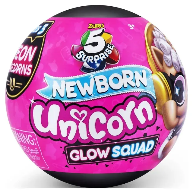 Photo 1 of 5 Surprise Unicorn Squad Series 6 Newborn Unicorn Mystery Collectible Capsule Novelty & Gag Toy by ZURU
